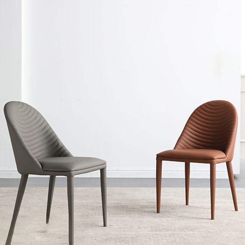 Modern Style Dining Chairs Kitchen Armless Side Chairs with Metal Legs Clearhalo ' kitchen&dining_furn' 'Dining Chairs' 'Dining Tables & Seating' 'dining_chair' 'furn' 'furn_dining_chair' 'Furniture' 'furniture_dining_chair' 'Kitchen & Dining Furniture' 'kitchen' 1200x1200_419ef5ae-21f8-4e38-86d1-9cb98234d525