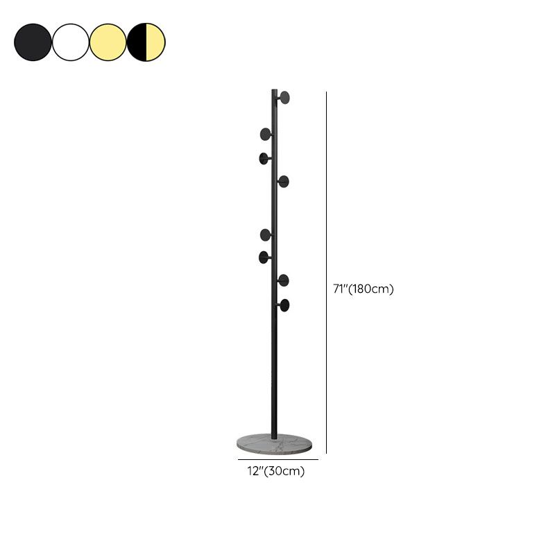 Moderno Hall Stand Metal Freing Standing With Hooks Entry Hall Árbol