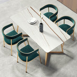 Metal Traditional Luxury Rectangle Table Sintered Stone Table with Sled Base Clearhalo ' dining_table' 'Dining Tables & Seating' 'Dining Tables' 'furn' 'furn_dining_table' 'Furniture' 'furniture_dining_table' 'Kitchen & Dining Furniture' 'kitchen&dining_furn' 'kitchen' 'kitchen_dining_table' 1200x1200_41a079df-3493-4882-8677-8e0e90f1f299