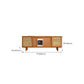 Console multimédia TV en bois massif, console TV moderne pour salon