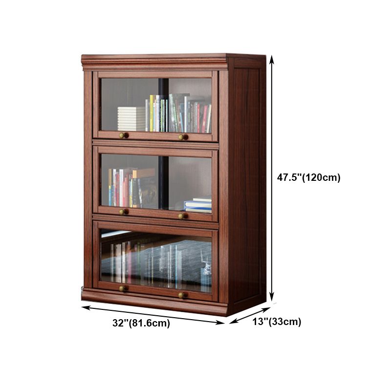 Wooden Closed Back Standard Bookcase Contemporary Style Bookshelf for Home Office Clearhalo 'Bookcases' 'furn' 'furn_bookcases' 'Furniture' 'furniture_bookcases' 'Office Furniture' 1200x1200_41a16f12-7ea3-459d-b9f0-956f5c32501d