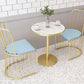 Modern Faux Marble Dining Table White Dinette Table for Home Clearhalo 'Dining Tables & Seating' 'Dining Tables' 'dining_table' 'furn' 'furn_dining_table' 'Furniture' 'Kitchen & Dining Furniture' 1200x1200_41a249ce-6956-468d-aada-b9717f494aa7