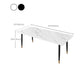 Modern Dining Rectangle Table Sintered Stone Table with Metal Legs for Home Clearhalo 'Dining Tables & Seating' 'Dining Tables' 'dining_table' 'furn' 'furn_dining_table' 'Furniture' 'Kitchen & Dining Furniture' 1200x1200_41a9fec4-b834-41b5-b653-e4814357365e