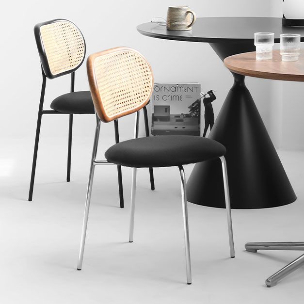 Modern Style Metal Chair Dining Armless Open Back Chairs for Kitchen Clearhalo 'Dining Chairs' 'Dining Tables & Seating' 'dining_chair' 'furn' 'furn_dining_chair' 'Furniture' 'furniture_dining_chair' 'Kitchen & Dining Furniture' 1200x1200_41ac6dd8-8117-49c2-a7a4-09c2ad36075c