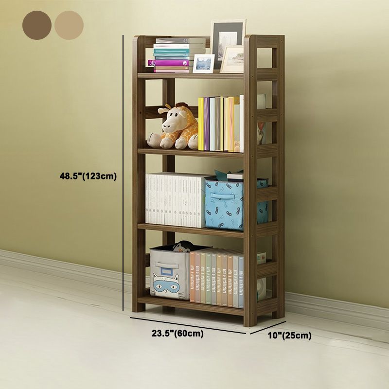 Moderne stijl open boekenplank massief hout etagere plank boekenkast