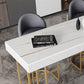 Nordic Glam Bar Counter Table Sintered Stone Table for Kitchen Clearhalo 'Bar Furniture' 'Bar Tables' 'bar_tables' 'furn' 'furn_bar_tables' 'Furniture' 'furniture_bar_tables' 'Kitchen & Dining Furniture' 1200x1200_41ae0b56-3195-4e13-a2c7-4d9e125eea86