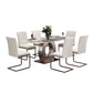 Luxury Sintered Stone Top Table Rectangle Indoor Table with Gold Metal Pedestal Clearhalo 'Dining Tables & Seating' 'Dining Tables' 'dining_table' 'furn' 'furn_dining_table' 'Furniture' 'furniture_dining_table' 'Kitchen & Dining Furniture' 'kitchen' 'kitchen_dining_table' 1200x1200_41ae9a95-d56d-44ab-8252-4e5d2a2d2a4a