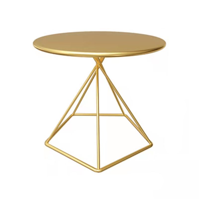 Metal Frame End Table Solid Color Round Side End Table for Living Room Clearhalo 'Coffee & Accent Tables' 'End & Side Tables' 'end_side_table' 'Furniture' 'furniture_end_side_table' 'Living Room Furniture' 1200x1200_41b1c0b6-7c20-4794-8a5a-39519b633272