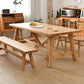 Glam Style Wooden Dining Table Rectangle Table with Wood Legs for Home Use Clearhalo 'Dining Tables & Seating' 'Dining Tables' 'dining_table' 'furn' 'furn_dining_table' 'Furniture' 'Kitchen & Dining Furniture' 1200x1200_41b45f2d-683c-434f-8c5c-112dd548ec07