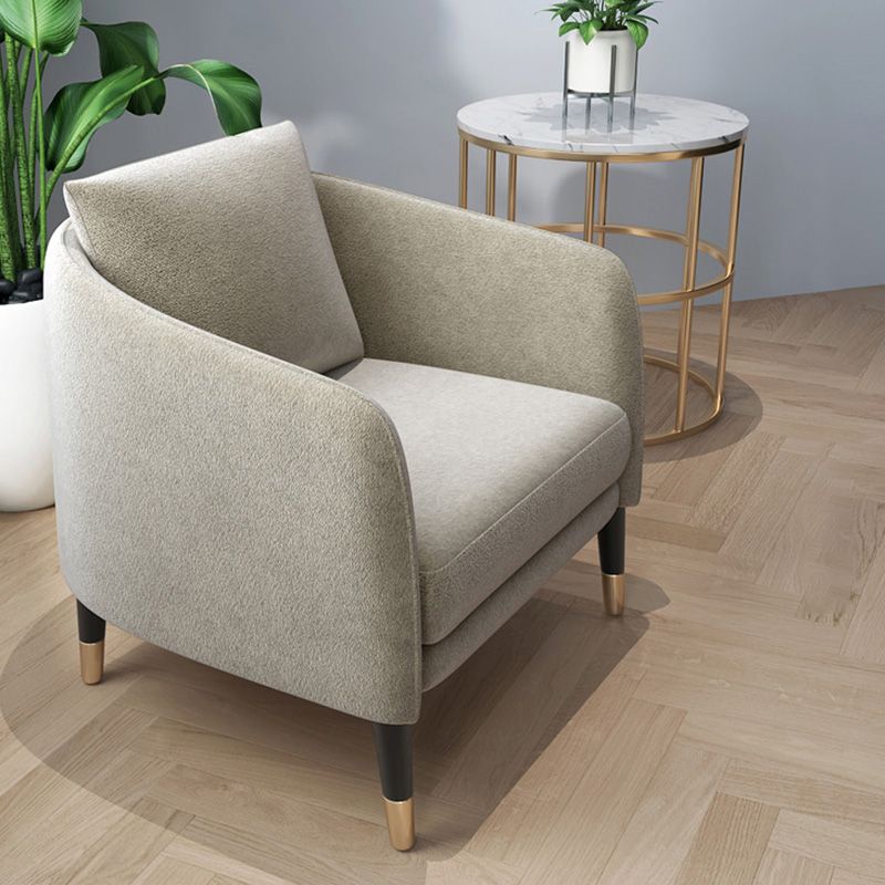 25.19" Wide Linen Barrel Accent Chair Pillow Back 4 Legs Barrel Chair Clearhalo 'Accent Chairs' 'accent_chairs' 'Chairs & Seating' 'furn' 'furn_accent_chairs' 'Furniture' 'Living Room Furniture' 1200x1200_41b49305-b55b-46df-9f11-bb9e39325721