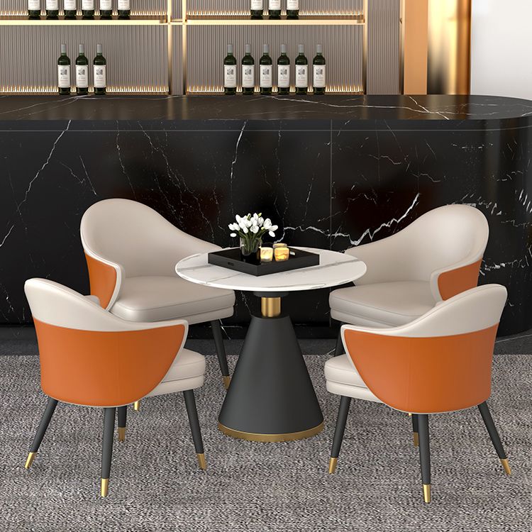 Juego de comedor fijo moderno 1/2/5 PCS CONDETA DE PIEDRA REDEDE CON SIEÑO DE COMENTO