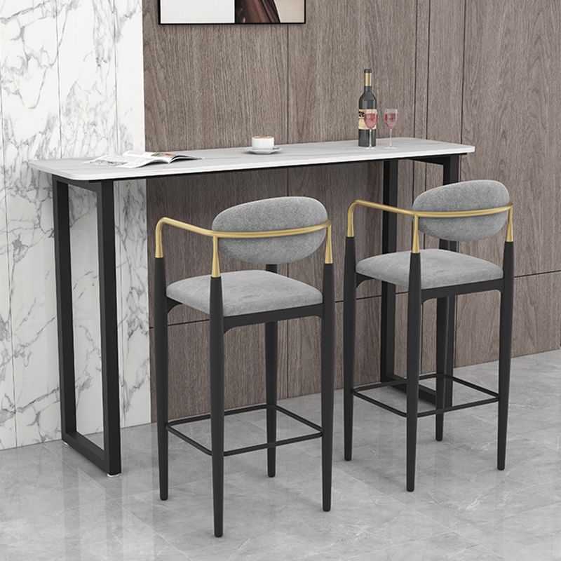 Tavolo da pranzo tradizionale in pietra di pietra di lussuoso tavolo da pranzo con base a slitta