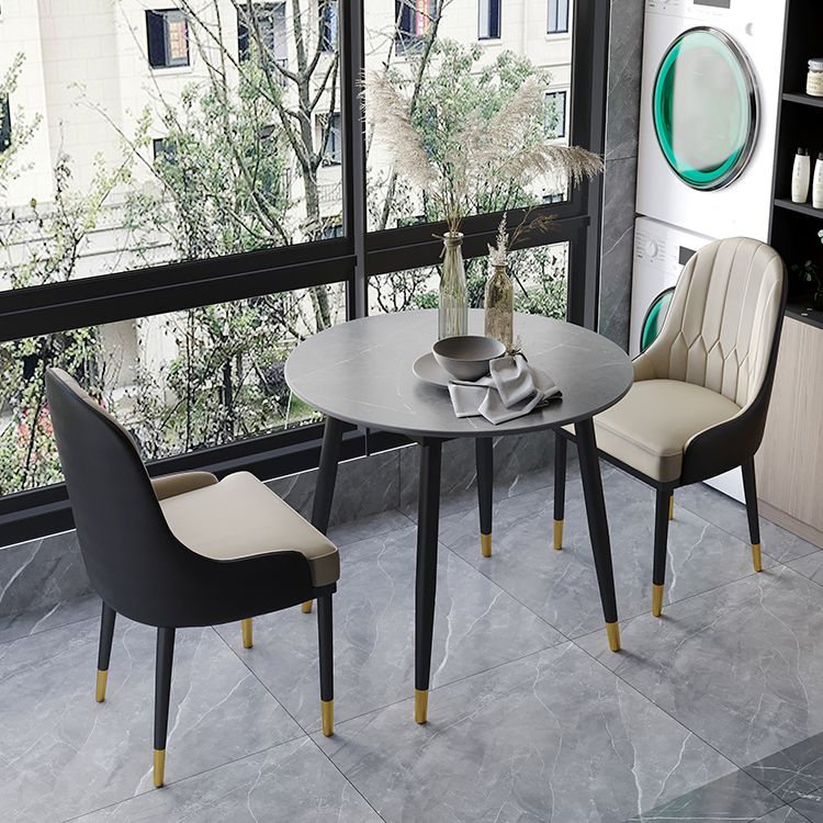 Industrial Style Dining Site Table Stone Dining Room Home Furniture for Home Clearhalo ' dining_table' 'Dining Tables & Seating' 'Dining Tables' 'furn' 'furn_dining_table' 'Furniture' 'furniture_dining_table' 'Kitchen & Dining Furniture' 'kitchen&dining_furn' 'kitchen' 'kitchen_dining_table' 1200x1200_41b7d89d-0799-44e1-ad08-d54f80481621