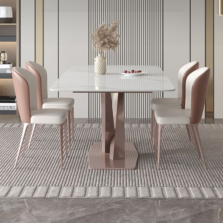 1/4/5/7 Pieces Luxury Dinette Set with Sintered Stone Table and Chairs Dining Furniture Clearhalo 'Dining Room Sets' 'Dining Tables & Seating' 'dining_room_set' 'furn' 'furn_dining_room_set' 'Furniture' 'furniture_dining_room_set' 'Kitchen & Dining Furniture' 'kitchen&dining_furn' 'kitchen' 1200x1200_41ba651d-c750-450f-aa89-c8b882a06900