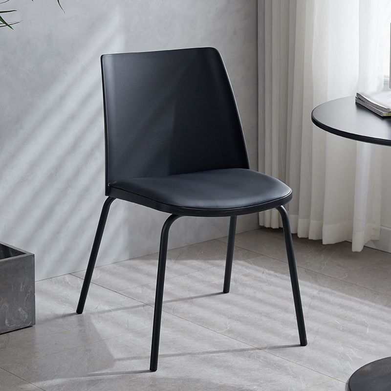 Contemporary Kitchen Dining Side Chair Home Metal Legs Chair Clearhalo 'Dining Chairs' 'Dining Tables & Seating' 'dining_chair' 'furn' 'furn_dining_chair' 'Furniture' 'Kitchen & Dining Furniture' 1200x1200_41bdb516-652c-4280-8ddf-b4770e437fc8