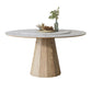 Modern Round Table White Sintered Stone Dining Table for Home Clearhalo 'Dining Tables & Seating' 'Dining Tables' 'dining_table' 'furn' 'furn_dining_table' 'Furniture' 'Kitchen & Dining Furniture' 1200x1200_41bf03e8-77d1-4dd8-9b49-32eefe4afaed