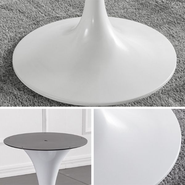 Modern Tulip Pedestal White Dining Table Stone Table for Kitchen Clearhalo 'Dining Tables & Seating' 'Dining Tables' 'dining_table' 'furn' 'furn_dining_table' 'Furniture' 'Kitchen & Dining Furniture' 1200x1200_41c11a2b-6d9a-4c3a-90fe-f7eeb5dd0802