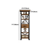 Industrial Style Bookshelf Open Shelf Bookcase with Drawer Storage Clearhalo 'Bookcases' 'furn' 'furn_bookcases' 'Furniture' 'furniture_bookcases' 'kitchen' 'kitchen_bookcases' 'Living Room Furniture' 'Office Furniture' 1200x1200_41c15024-871f-4f94-8d72-fbedd69031ba