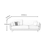 Scandinavian Pillow Top Arm Sofa Faux Leather/Velvet Couch for Apartment Clearhalo 'Furniture' 'furniture_sofas' 'Living Room Furniture' 'Sofa' 'sofas' 1200x1200_41c4087b-acce-490b-8c56-0374993965eb