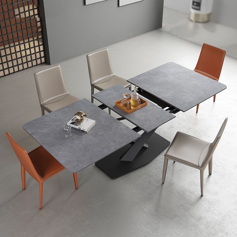 Contemporary Design Leather Dining Chair Armless Solid Back Chair for Home Clearhalo 'Dining Chairs' 'Dining Tables & Seating' 'dining_chair' 'furn' 'furn_dining_chair' 'Furniture' 'furniture_dining_chair' 'Kitchen & Dining Furniture' 1200x1200_41c45b18-2d6a-4970-8a3b-faf7733296bb