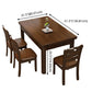 Traditional Standard Solid Wood Top Dining Room Set of Rectangle Shape for Kitchen Table Set Clearhalo 'Dining Room Sets' 'Dining Tables & Seating' 'dining_room_set' 'furn' 'furn_dining_room_set' 'Furniture' 'furniture_dining_room_set' 'Kitchen & Dining Furniture' 'kitchen&dining_furn' 'kitchen' 1200x1200_41c4a3dc-d176-4a2b-abc6-05a19b16887e