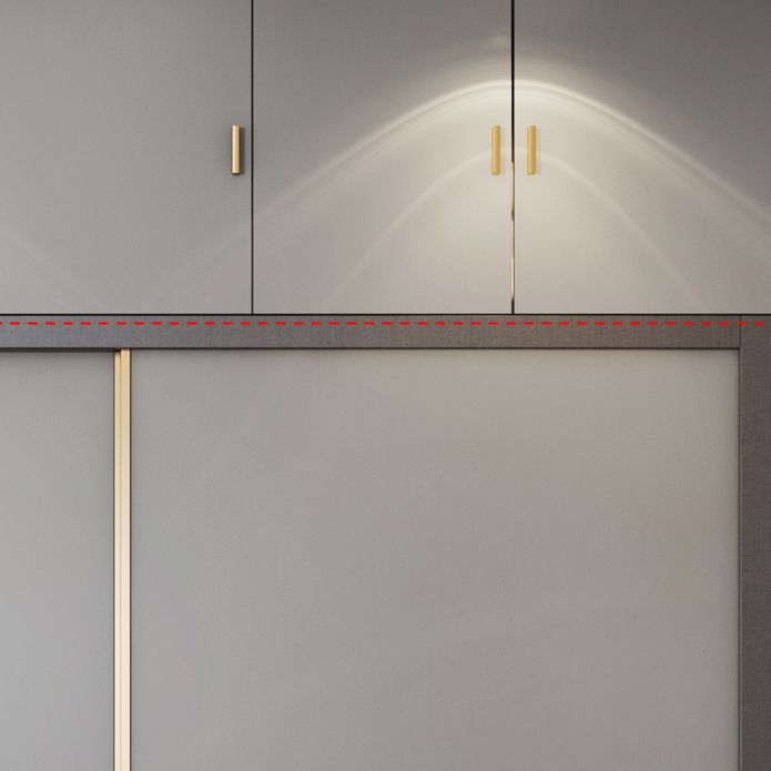 Guardaroba moderno per il guardaroba in legno morbido e guardaroba delle porte