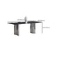 Black Stone Dining Table Set with Solid Back Chairs 1/2/4/5/7 Pcs Modern Dinette Set Clearhalo 'Dining Room Sets' 'Dining Tables & Seating' 'dining_room_set' 'furn' 'furn_dining_room_set' 'Furniture' 'Kitchen & Dining Furniture' 1200x1200_41c93dc9-5981-42d3-baa0-bfd7b200e23f