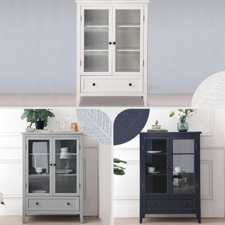 Credenza da cucina con cornice in rovere contemporanea per sala da pranzo