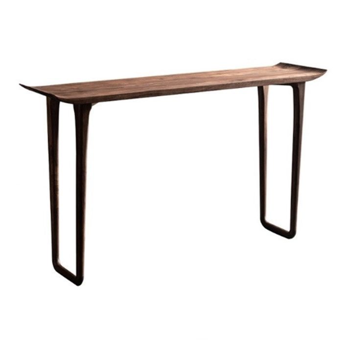 Tisch mit Kiefernmahlholz Konsole, 11,81 Zoll breit, Halle Akzent -Rechtecktisch