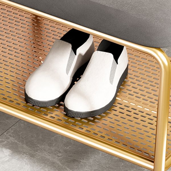 Glam Seating Bench Cushioned Shoe Storage Rectangle Entryway and Bedroom Bench Clearhalo 'Benches' 'Chairs & Seating' 'furn' 'furn_benches' 'Furniture' 'Living Room Furniture' 1200x1200_41cd1d7b-e656-45d5-82fc-f778f6555717