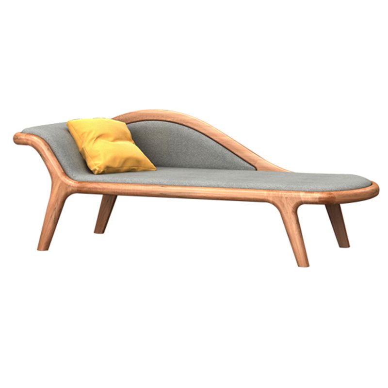Traditional Wooden One Arm Chaise Flared Arms for Bedroom Living Room Clearhalo 'Chairs & Seating' 'Chaise Lounge' 'chaise_lounge' 'furn' 'furn_chaise_lounge' 'Furniture' 'Living Room Furniture' 1200x1200_41cdfb32-5aca-4e0d-a26d-c1f4c731f384