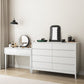 Modern Dresser Solid Wood Storage Chox Profirer con 8 cajones