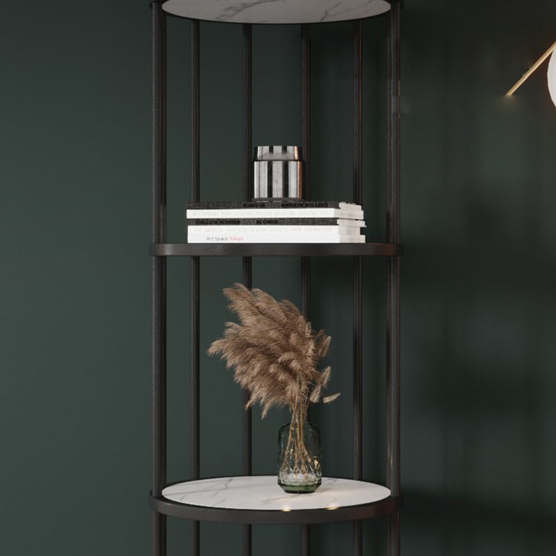 Scandinavian Metal Corner Bookshelf Open Vertical Bookshelf for Living Room Clearhalo 'Bookcases' 'furn' 'furn_bookcases' 'Furniture' 'furniture_bookcases' 'kitchen' 'kitchen_bookcases' 'Living Room Furniture' 'Office Furniture' 1200x1200_41d0d72b-f392-457e-9ef6-20775bb9934f