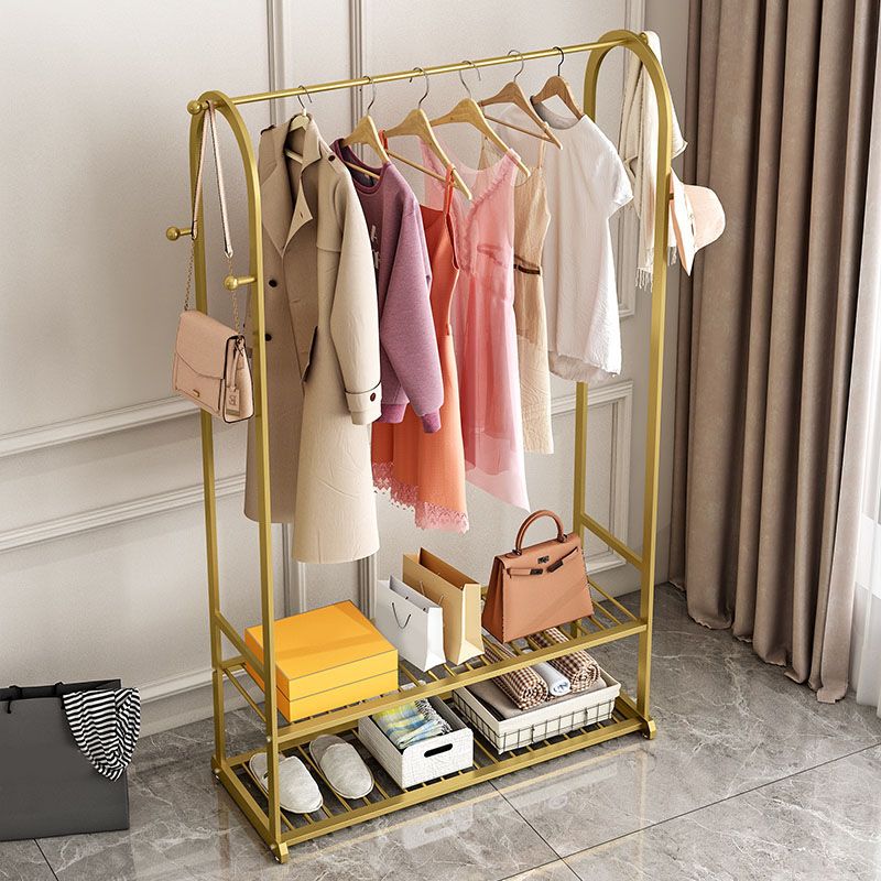 Modern Coat Hanger Storage Shelves Hall Tree Entry Hall Tree with Hooks Clearhalo 'Entry & Mudroom Furniture' 'furn' 'furn_hall_tree_coat_racks' 'Furniture' 'Hall Trees & Coat Racks' 'hall_tree_coat_racks' 1200x1200_41d0dad2-1325-47de-afdd-bf11016942b4