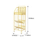 3-Shelf Metal Etagere Bookcase Contemporary Book Shelf,39''H x 11''W Clearhalo 'Bookcases' 'furn' 'furn_bookcases' 'Furniture' 'furniture_bookcases' 'kitchen' 'kitchen_bookcases' 'Living Room Furniture' 'Office Furniture' 1200x1200_41d15665-00e1-4d4b-b6bb-b2b2c21de697