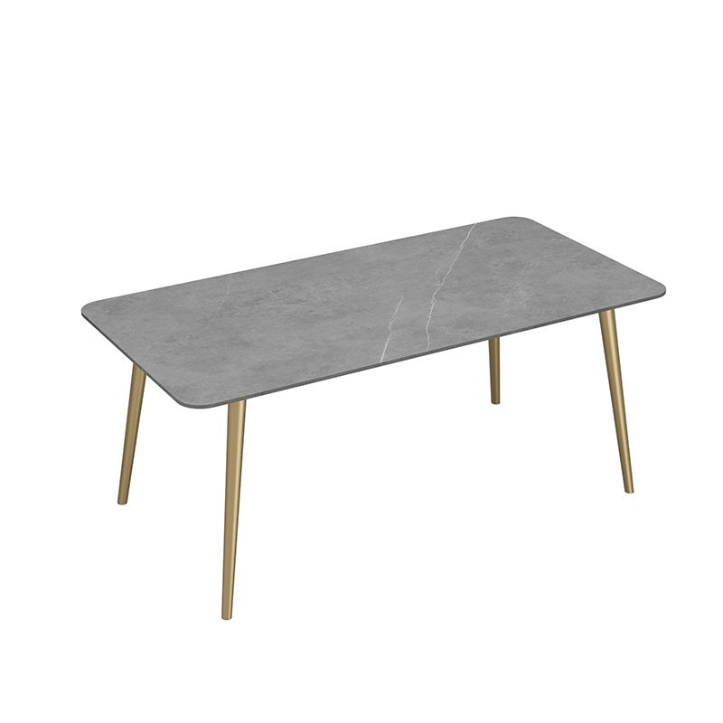 Gray Stone Top Dining Table Contemporary Dining Table with 4 Legs Clearhalo 'Dining Tables & Seating' 'Dining Tables' 'dining_table' 'furn' 'furn_dining_table' 'Furniture' 'Kitchen & Dining Furniture' 1200x1200_41d321e0-170a-4e3c-9d4b-403aa0ecdb23