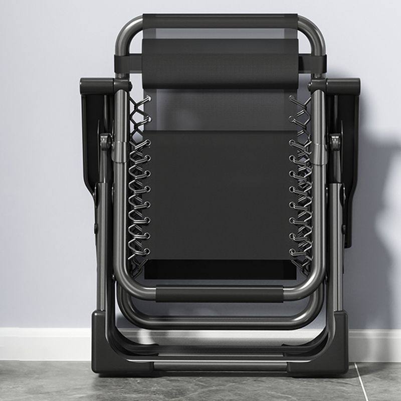 Polyester Blend Standard Recliner With Cup Holders and Legs for Bedroom