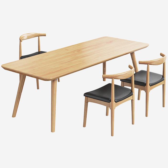 Bureau d'écriture de style contemporain en bois massif de bureau de réunion