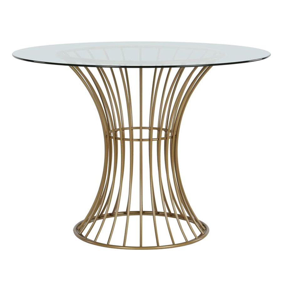 Modern Style Tempered Glass Dining Table Single Pedestal Base Round Table Clearhalo ' dining_table' 'Dining Tables & Seating' 'Dining Tables' 'furn' 'furn_dining_table' 'Furniture' 'furniture_dining_table' 'Kitchen & Dining Furniture' 'kitchen&dining_furn' 'kitchen' 'kitchen_dining_table' 1200x1200_41d697d4-fdeb-4bfd-bb3d-1aec2a7d4537