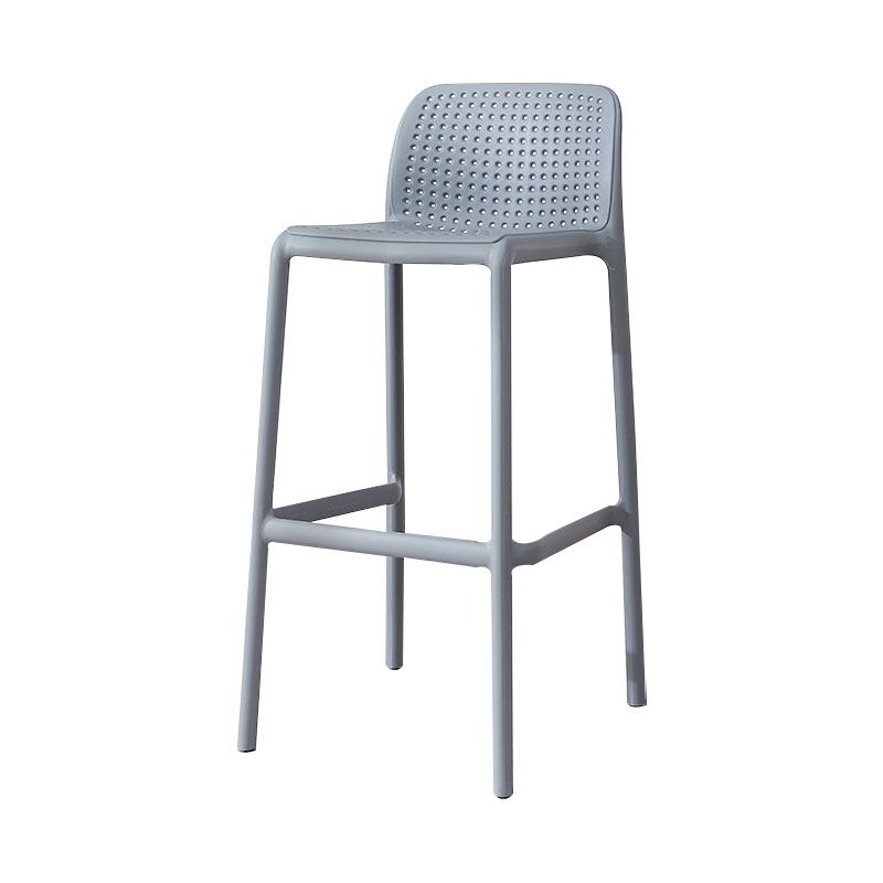 Contemporary Plastic Barstool Bristol Bar Stool with Footrest and Low Back Clearhalo 'Bar Furniture' 'Bar Stools' 'bar_stools' 'furn' 'furn_bar_stools' 'furniture_bar_stools' 'Kitchen & Dining Furniture' 'kitchen&dining_furn' 'kitchen' 'kitchen_furn' Furniture' 1200x1200_41d7fdec-0ee1-4d34-8550-3996c3b0da18