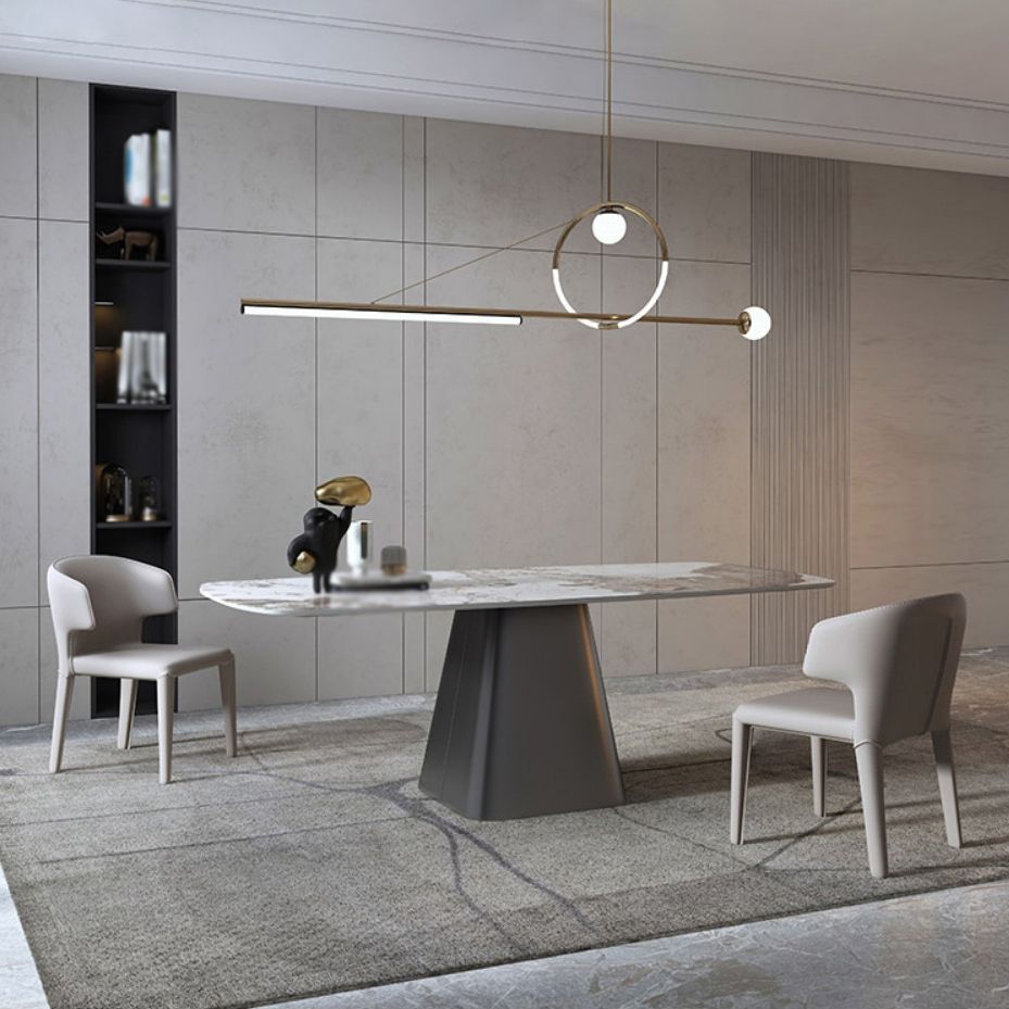 1/3/4/7 Pieces Modern Dinette Set Sintered Stone Dining Table Set for Kitchen Clearhalo 'Dining Room Sets' 'Dining Tables & Seating' 'dining_room_set' 'furn' 'furn_dining_room_set' 'Furniture' 'furniture_dining_room_set' 'Kitchen & Dining Furniture' 'kitchen&dining_furn' 'kitchen' 1200x1200_41d8025a-e820-49f1-b550-c29ba7b2ba6e