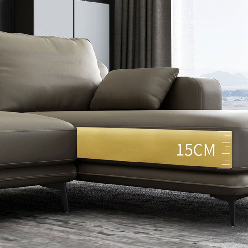 almohadas nórdicas Sala de estar empotrada Asiento de cuero falso estacionario