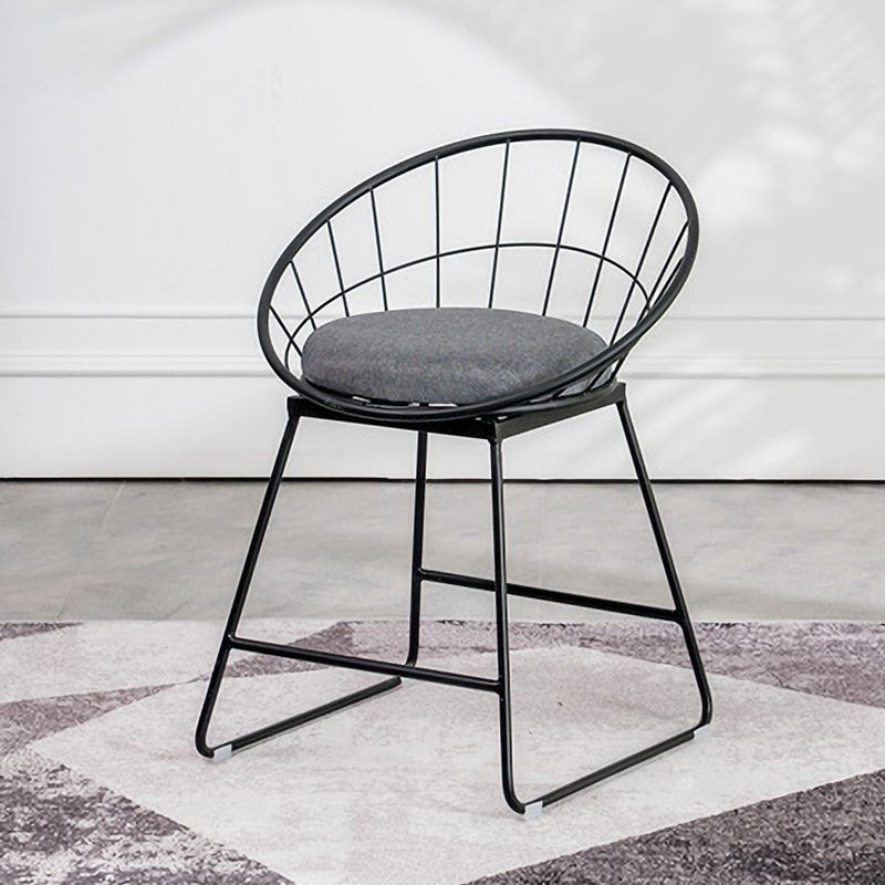 Scandinavian Upholstered Counter Chairs Bucket Barstools with Metal Legs for Home Clearhalo 'Bar Furniture' 'Bar Stools' 'bar_stools' 'furn' 'furn_bar_stools' 'Furniture' 'furniture_bar_stools' 'Kitchen & Dining Furniture' 1200x1200_41dc3b33-8912-4feb-ab43-9ed3baa477e2