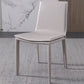 Modern Dining Chairs Armless Dining Chair with Metal Legs for Kitchen