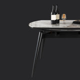Modern Style Dining Room Dinner Table Round 4 Legs Dining Table Clearhalo 'Dining Tables & Seating' 'Dining Tables' 'dining_table' 'furn' 'furn_dining_table' 'Furniture' 'Kitchen & Dining Furniture' 1200x1200_41e1029e-2137-4c9b-85f8-9659b1e94ade