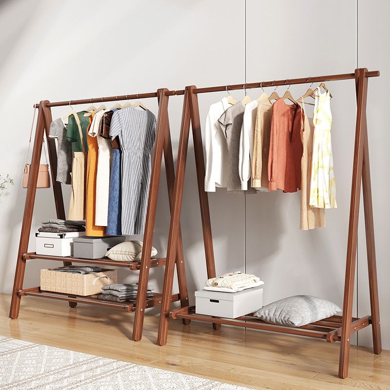 Modern Coat Rack Wooden Shelf Storage Coat Hanger in Bedroom Room Clearhalo 'Entry & Mudroom Furniture' 'furn' 'furn_hall_tree_coat_racks' 'Furniture' 'Hall Trees & Coat Racks' 'hall_tree_coat_racks' 1200x1200_41e39f29-8bd6-4d6c-9113-24623ce8294f
