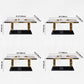 Luxury Marble Dining Table for Restaurant Rectangle Table With Gold Metal Pedestal Clearhalo ' dining_table' 'Dining Tables & Seating' 'Dining Tables' 'furn' 'furn_dining_table' 'Furniture' 'furniture_dining_table' 'Kitchen & Dining Furniture' 'kitchen&dining_furn' 'kitchen' 'kitchen_dining_table' 1200x1200_41e43ace-43ad-4888-b517-42eefb15c111