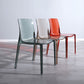 Kitchen Dining Side Chair Contemporary Plastic Dining Armless  Chair
