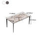 Sintered Stone Table for Restaurant Industrial Rectangle Dining Table with 4 Legs Clearhalo 'Dining Tables & Seating' 'Dining Tables' 'dining_table' 'furn' 'furn_dining_table' 'Furniture' 'furniture_dining_table' 'Kitchen & Dining Furniture' 'kitchen' 'kitchen_dining_table' 1200x1200_41e7a4d5-d4eb-43b3-a512-c880ef1c9c91