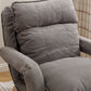 Contemporary Fabric Removable Cushions With Loose Cover Lounge Chair